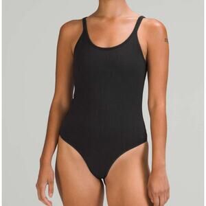 Lululemon Ebb to Street Bodysuit Light Support, B/C Cups Black